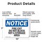 Signmission Fire Exit Do Not Block Not A Storage Area OSHA Notice Sign, Plastic, 10in W x 7in L, 2PK OS-2PACK-NS-P-710-L-12584 - alternate 6